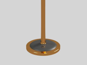 table lamp black - gold 3D Model