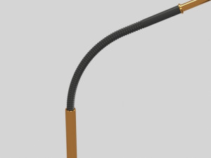 table lamp black - gold 3Dモデル