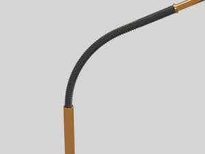 table lamp black - gold 3D Model