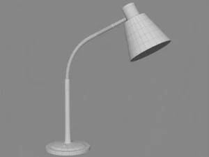 table lamp black - gold 3D Model