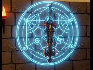 आर्मावीर आत्मा तलवार 3D मॉडल