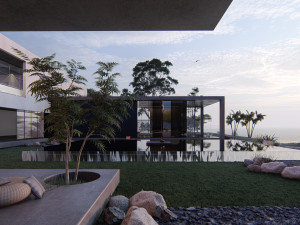 modern beach villa 3D Model