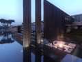 Modern beach house with interior Modello 3D