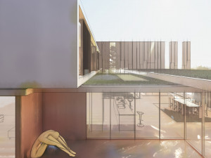 Modern beach house with interior Modelo 3D