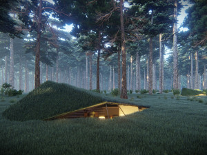 treehouse in the jungle animated 4k full project presentation 3D Model