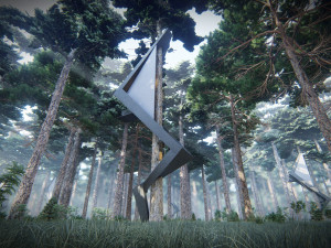 treehouse in the jungle animated 4k full project presentation 3D Model