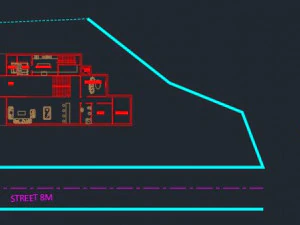modern mountain house 3D Model