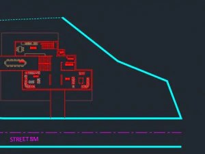 modern mountain house 3D Model