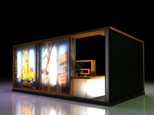 exhibition stand booth 3D Model