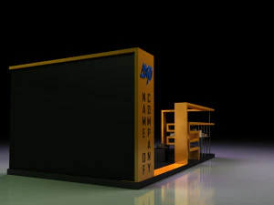 exhibition stand booth 3D Model