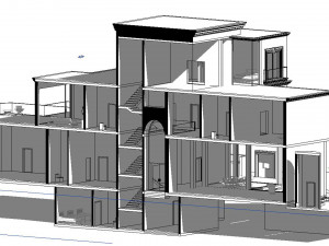 classic villa revit and lumion with 3d grass 3D Model