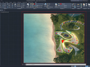 Organic architecture beach villa house Lumion render Bonus Revit Modello 3D