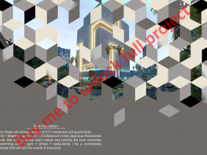 Tower in a city FULL Residential building Revit Lumion Modello 3D