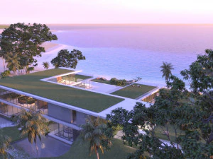 Modern beach house Revit and Vray 3ds max 3D Model