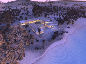 Modern beach house Revit and Vray 3ds max 3D Модель