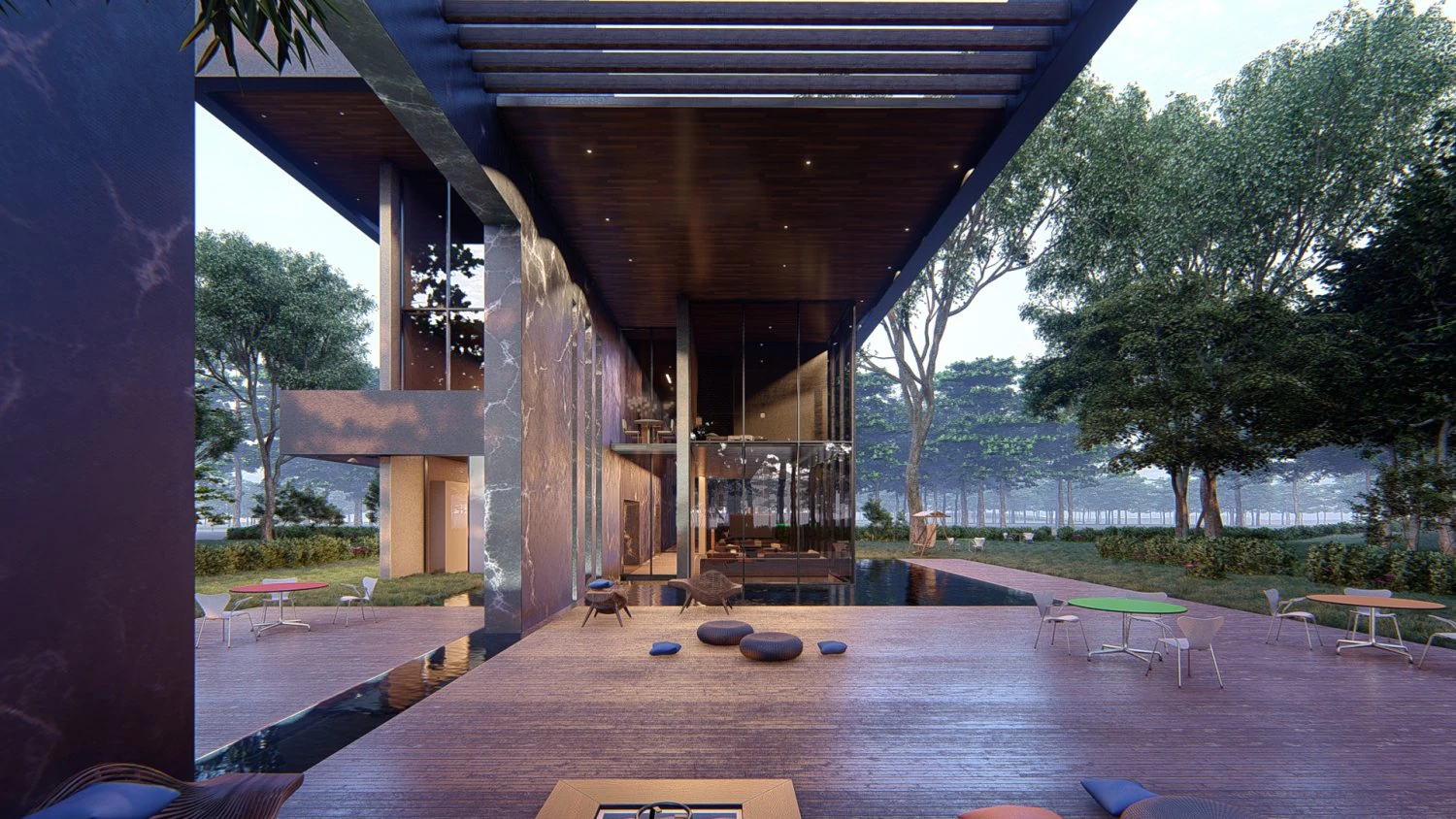 Modern house full project Revit and Lumion with 3d grass 3D Model .c4d .max .obj .3ds .fbx .stl .blend 