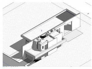 Modern house full project Revit and Lumion with 3d grass 3D Модель