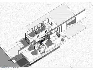 Modern house full project Revit and Lumion with 3d grass 3D Model