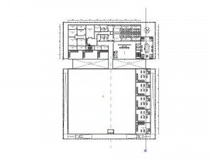 Commercial building Revit Lumion with 3d grass 3D-Modell
