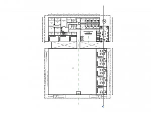 Commercial building Revit Lumion with 3d grass 3D Model