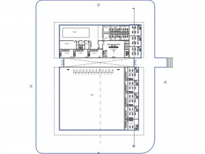 Commercial building Revit Lumion with 3d grass 3D-Modell