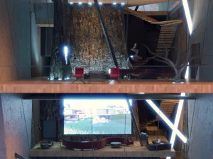 Beach Mountain cliff house Modern architecture Revit and 3ds max corona 3D Model