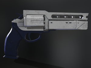 Revolver Modèle 3D