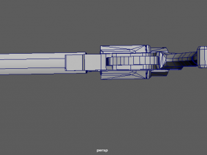 Revolver Modèle 3D
