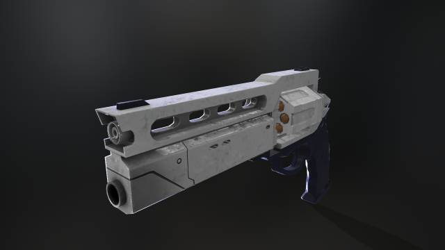 Revolver Modèle 3D .c4d .max .obj .3ds .fbx .stl .blend 