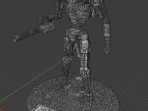 Terminator T 600 3D Print Model
