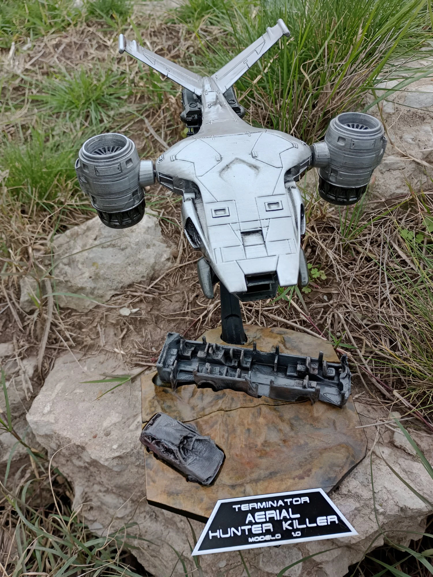 Hunter Killer Aerial Terminator 3D Print Model .c4d .max .obj .3ds .fbx .stl .blend 