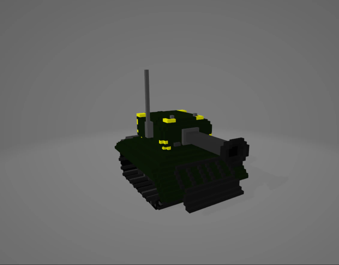 mini tank 3D Model .c4d .max .obj .3ds .fbx .stl .blend