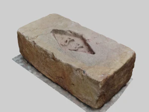 Photoscanned Brick 3D Model