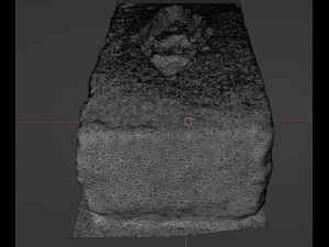 Photoscanned Brick 3D Model