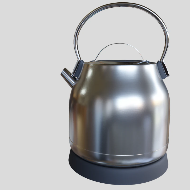 Bollitore Modello 3D .c4d .max .obj .3ds .fbx .stl .blend