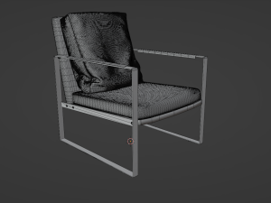 Zara Armchair 3D 模型