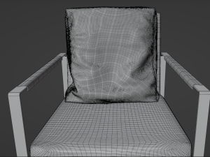 Zara Armchair 3D 模型