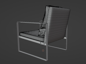 Zara Armchair 3D 模型