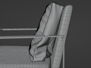 Zara Armchair 3D 模型