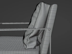 Zara Armchair 3D Model