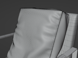 Zara Armchair 3D 模型