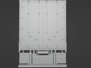 Truck Trailer 3D Model