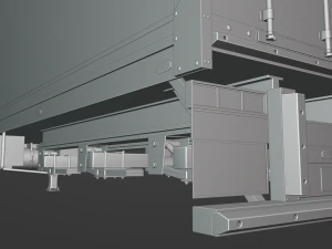 Truck Trailer 3D Model