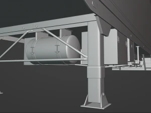Truck Trailer 3D Model