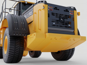 John Deere 744k Loader 3D 模型