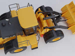 John Deere 744k Loader 3D Model