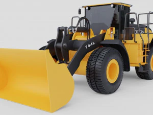 John Deere 744k Loader 3D Model