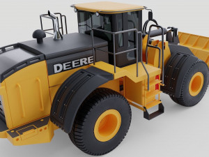 John Deere 744k Loader 3D Model