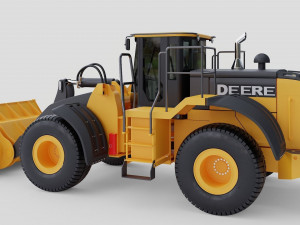 John Deere 744k Loader 3D Model