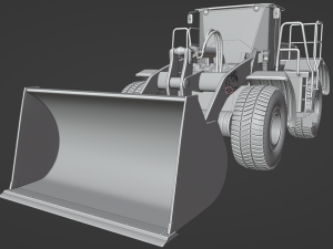 John Deere 744k Loader 3D Model